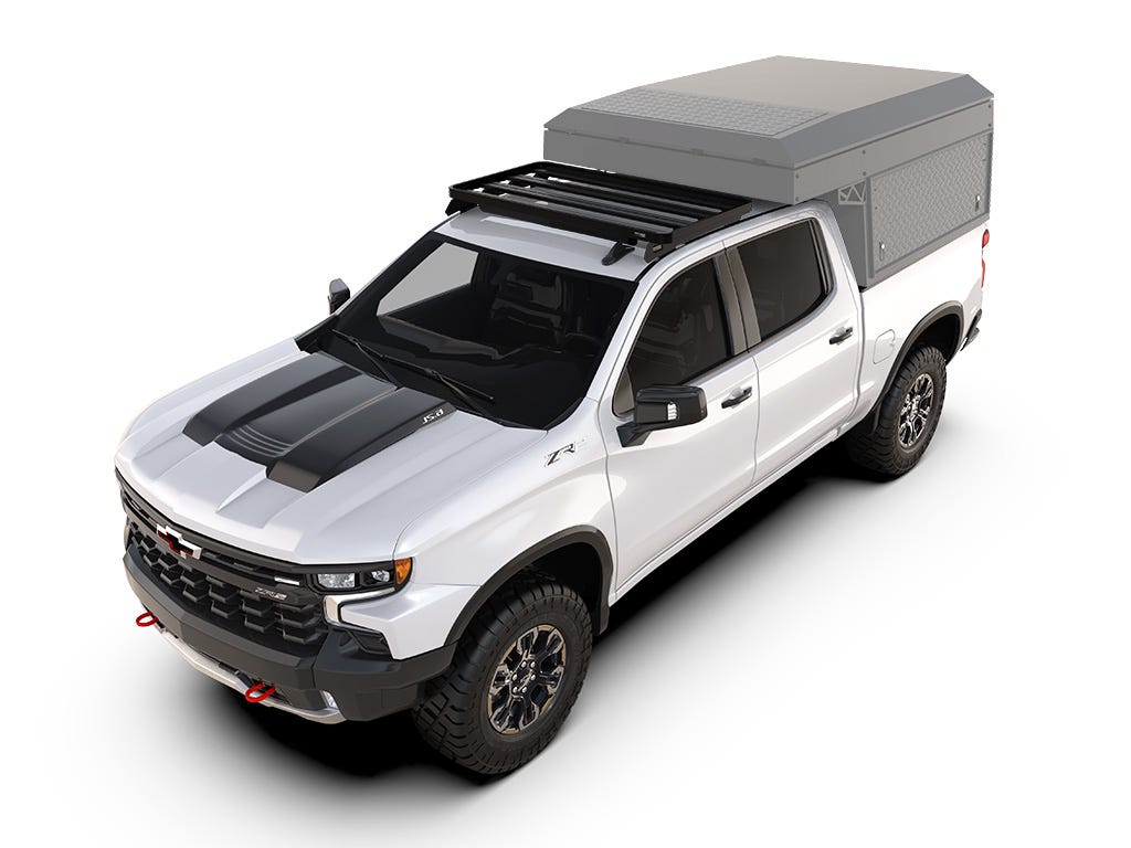 Chevrolet Silverado 3rd/4th Gen (2013-Current) Cab Over Camper Slimline II Rack Kit - Image 2
