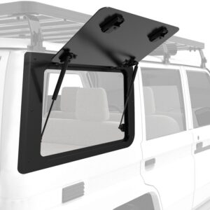Toyota Land Cruiser 76 Gullwing Window / Right Hand Side Aluminium