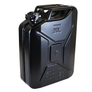20l Fuel Jerry Can - Black Steel Finish