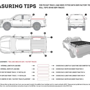 Ute Slimline II Load Bed Rack Kit / 1425(W) x 1560(L)