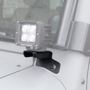 Jeep Wrangler JK/JKU Windshield Spot Light Brackets